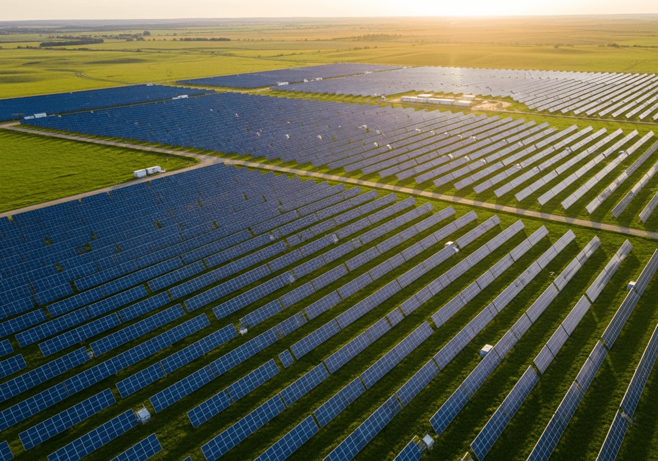 Photovoltaic system on a roof, expert inspection