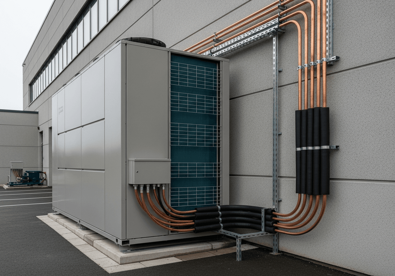 Heat pump systems: technical illustration